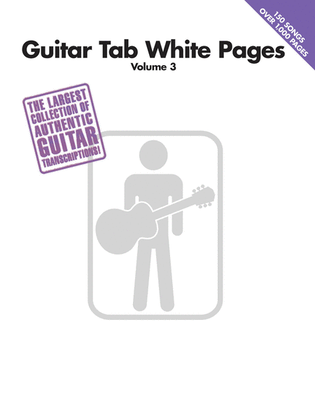 Book cover for Guitar Tab White Pages Volume 3