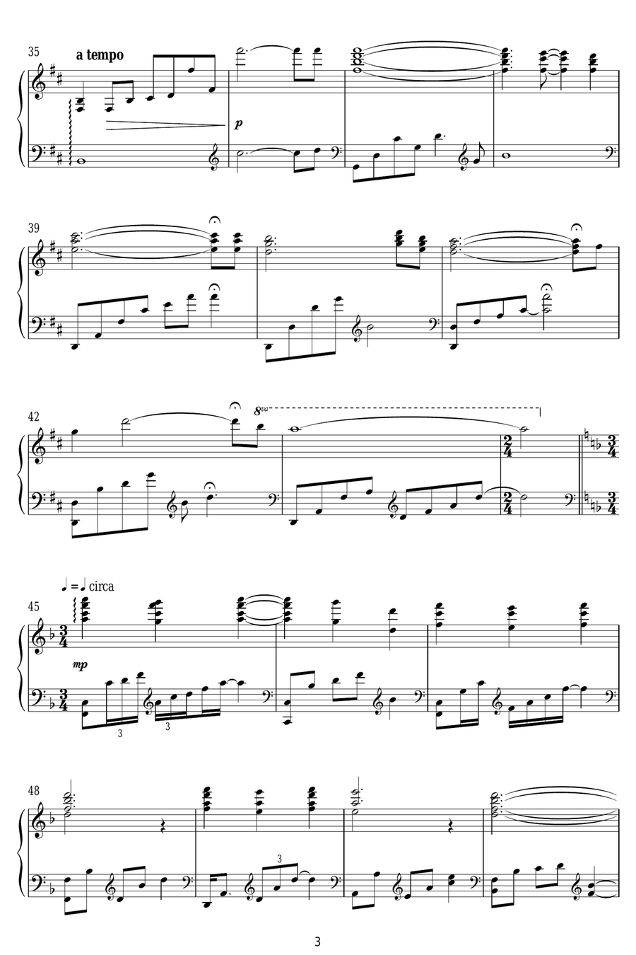 Memories Of Green (from Blade Runner) Piano Solo scores gallery preview page 3