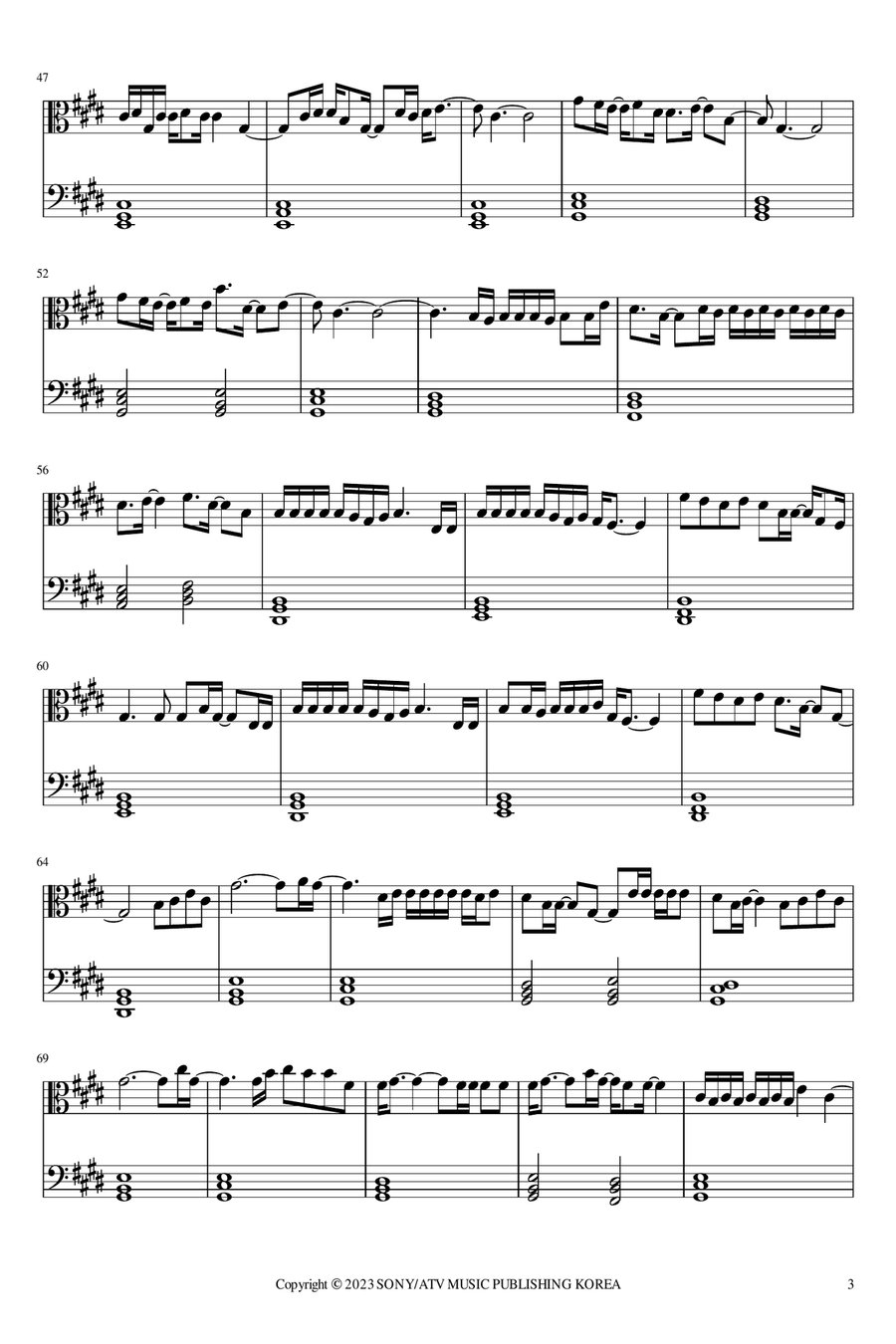 Beyond Beyond Piano Solo scores gallery preview page 3