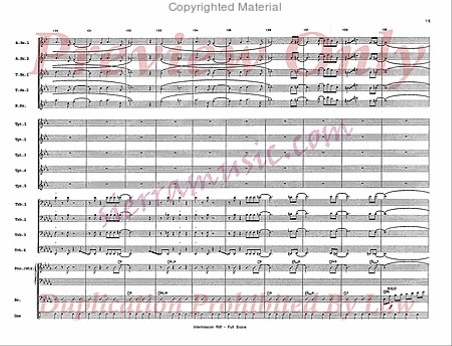 Intermission Riff Jazz Ensemble scores gallery preview page 16