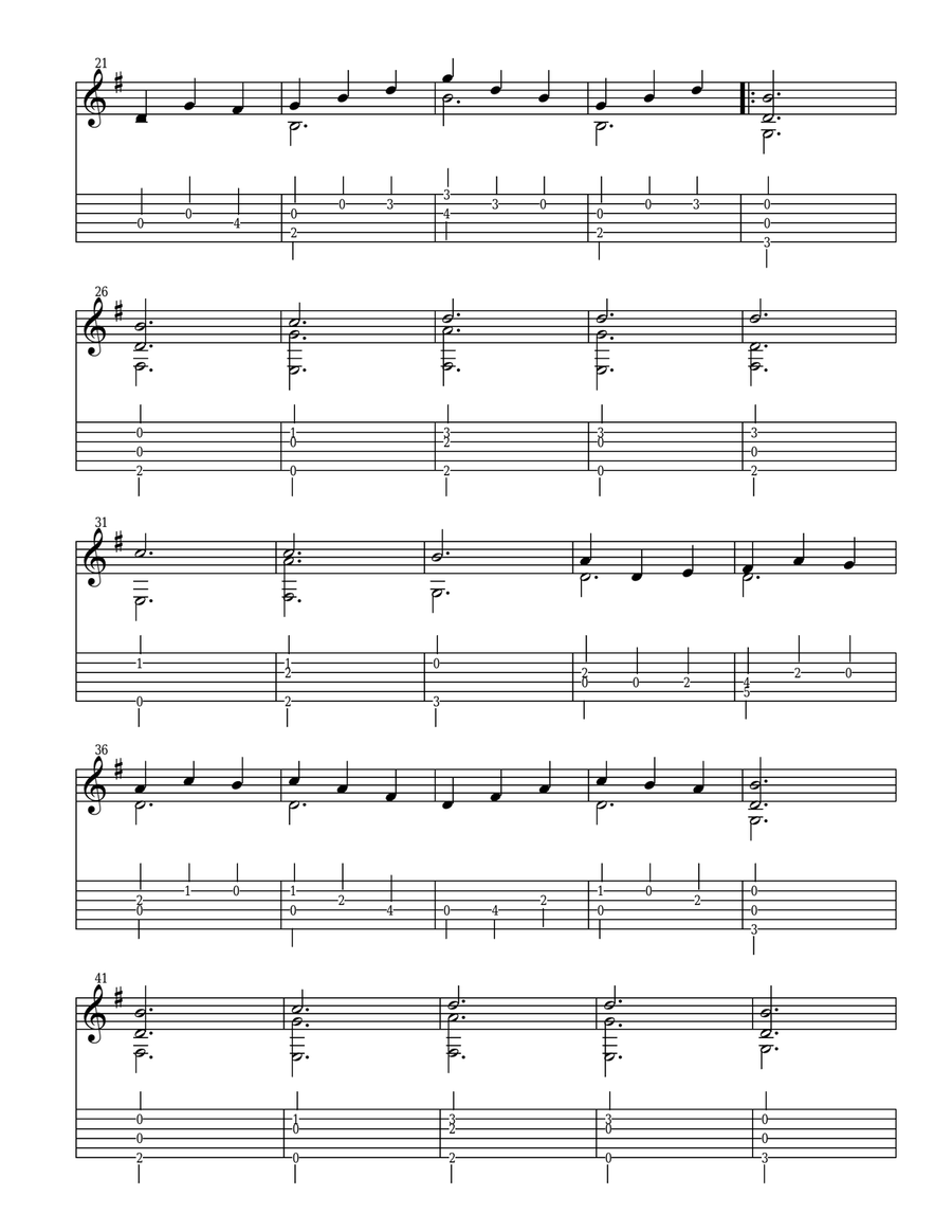 J.S. Bach (Easy Fingerstyle Guitar) J.S. Bach (Easy Fingerstyle Guitar) Classical Guitar scores gallery preview page 4