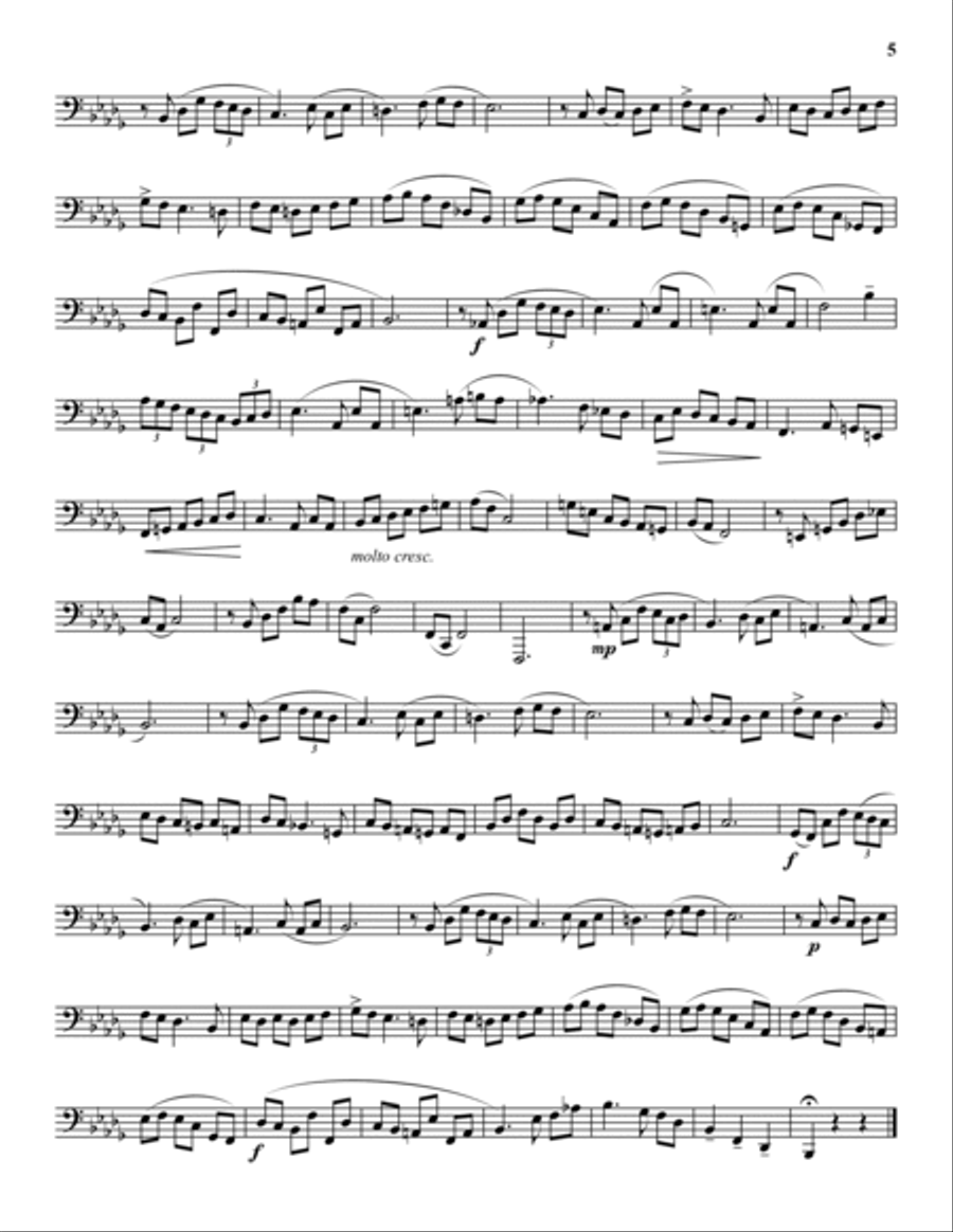 Progressive Etudes for Tuba, Vol. 3 Tuba scores gallery preview page 5