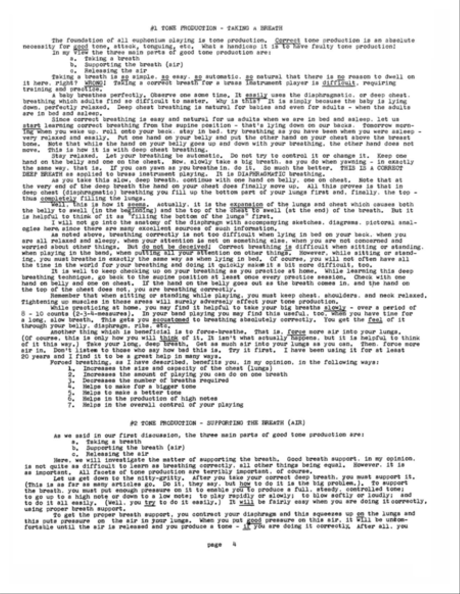 Volume I- The Art of the Euphonium Euphonium scores gallery preview page 5