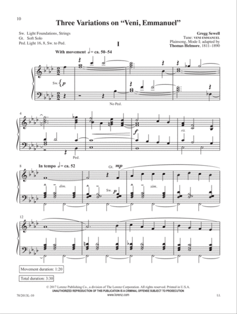 The Complete Organist, Vol. 2 Organ Solo scores gallery preview page 6