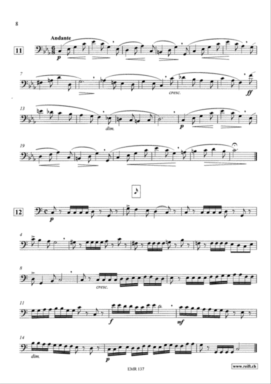 Technical & Melodic Studies Vol. 3 Trombone scores gallery preview page 8