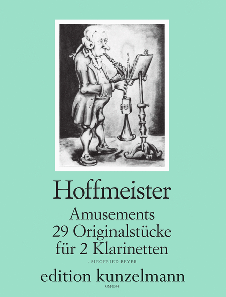 Amusements, 29 original pieces for 2 clarinets