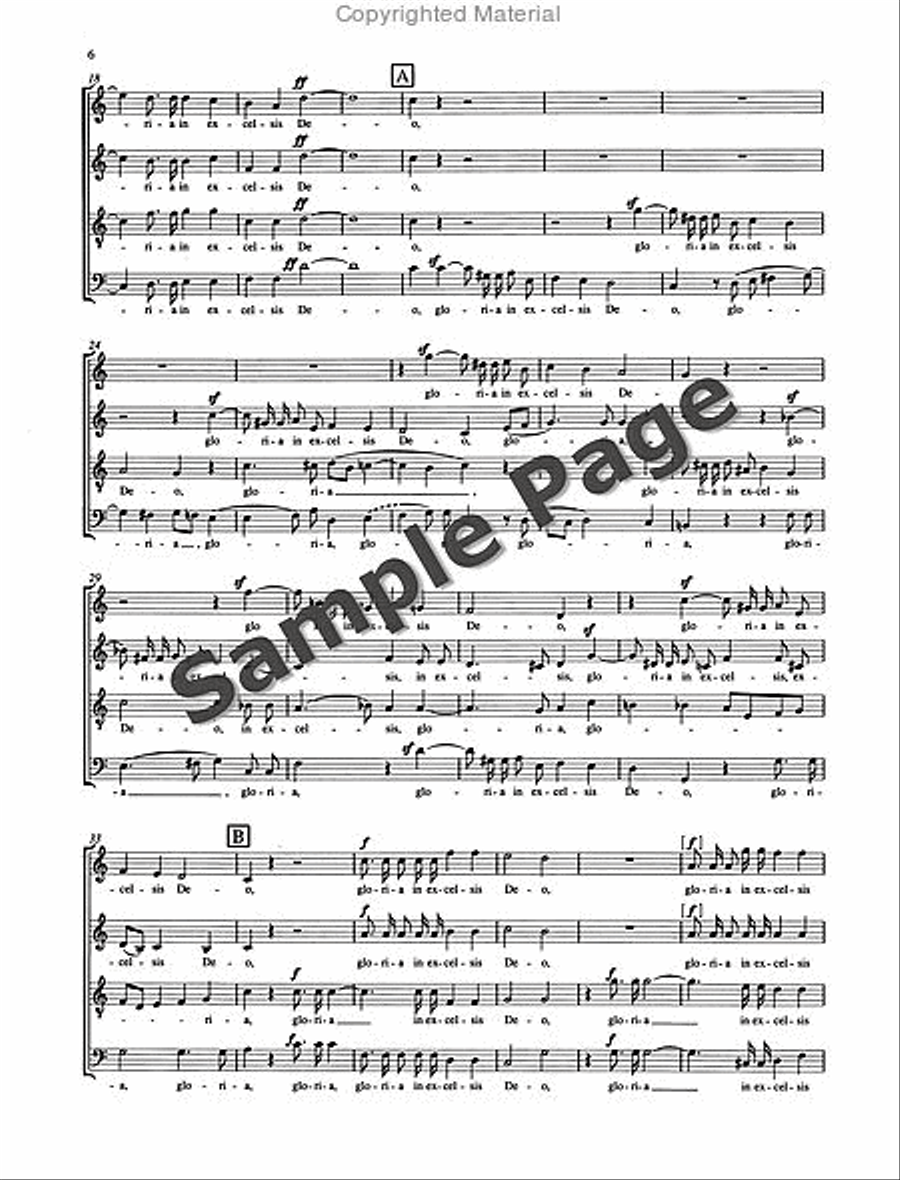 Missa Sacra Op. 147 4-Part scores gallery preview page 7