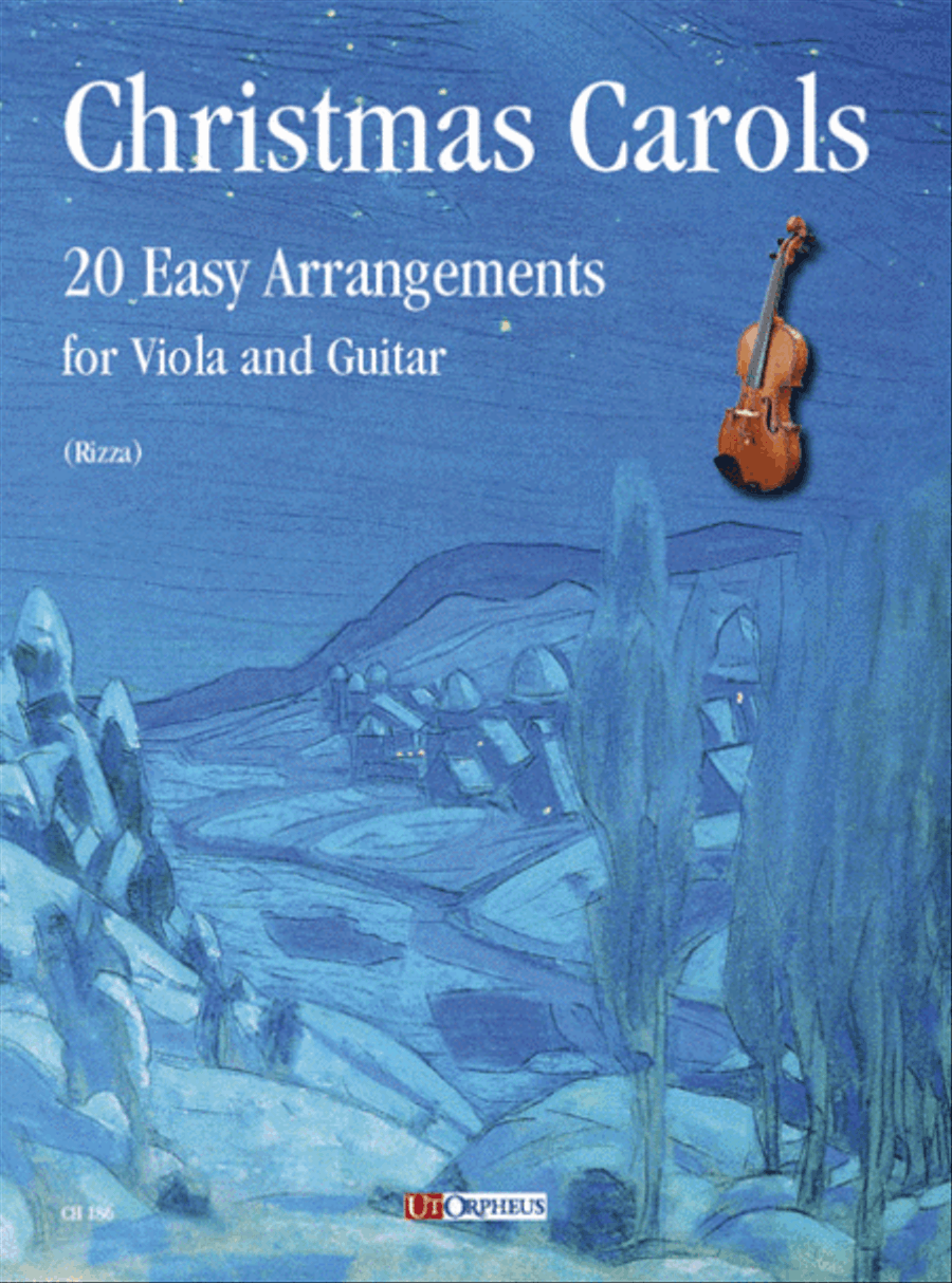 Christmas Carols. 20 Easy Arrangements for Viola and Guitar Viola scores gallery preview page 1