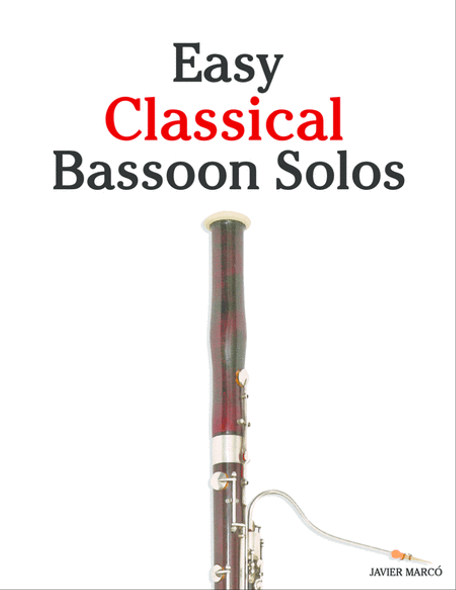 Easy Classical Bassoon Solos Bassoon Solo scores gallery preview page 1