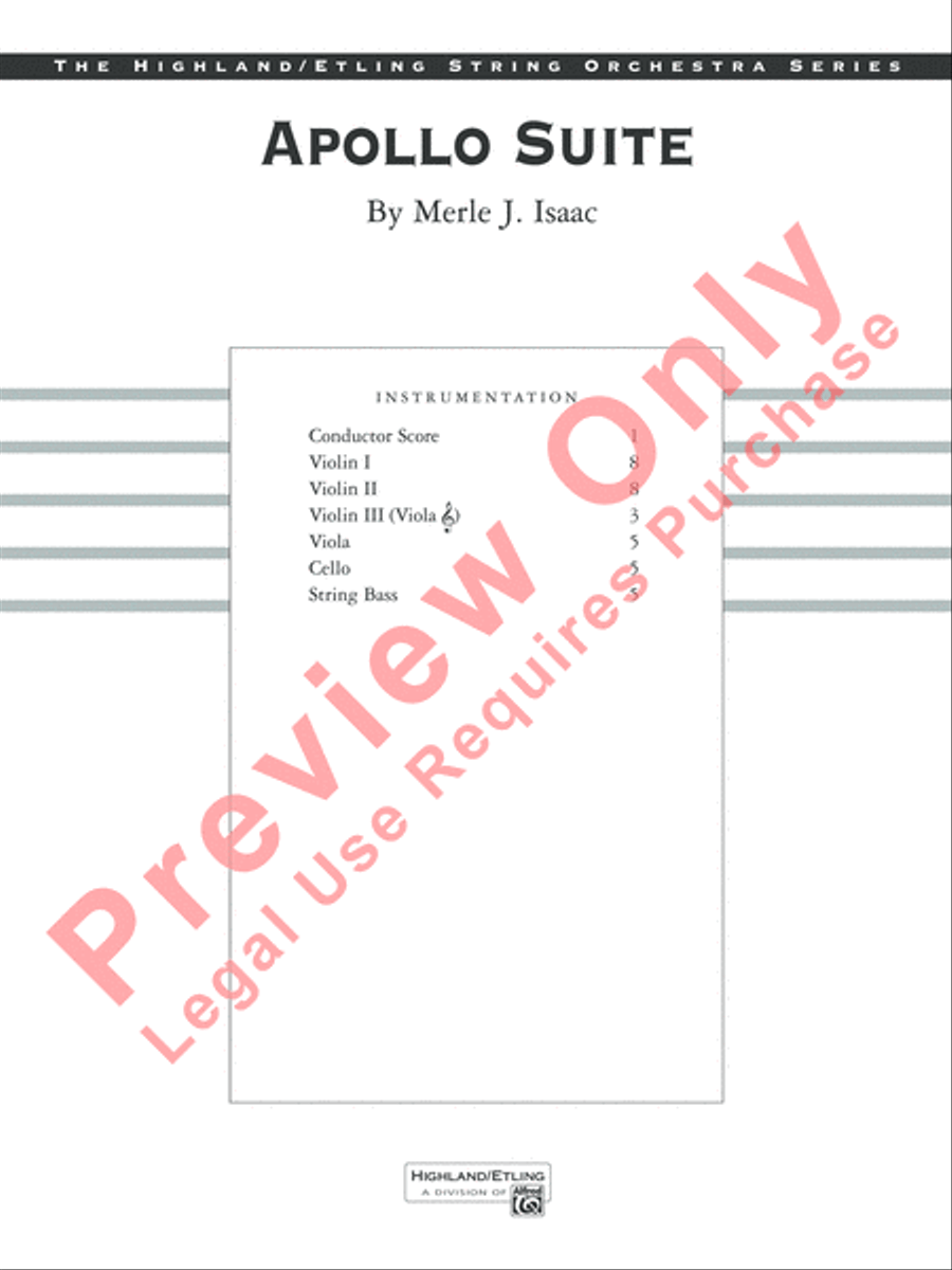 Classics from Merle Isaac String Orchestra scores gallery preview page 3