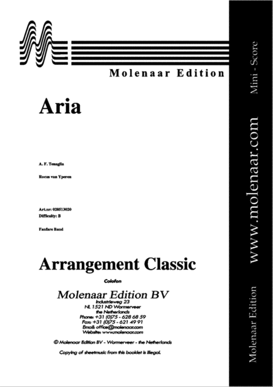 Aria Fanfare Band scores gallery preview page 2