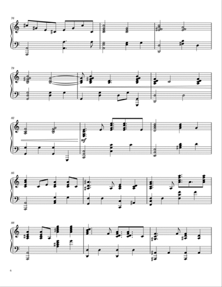 New York State Of Mind New York State Of Mind Piano Solo scores gallery preview page 6