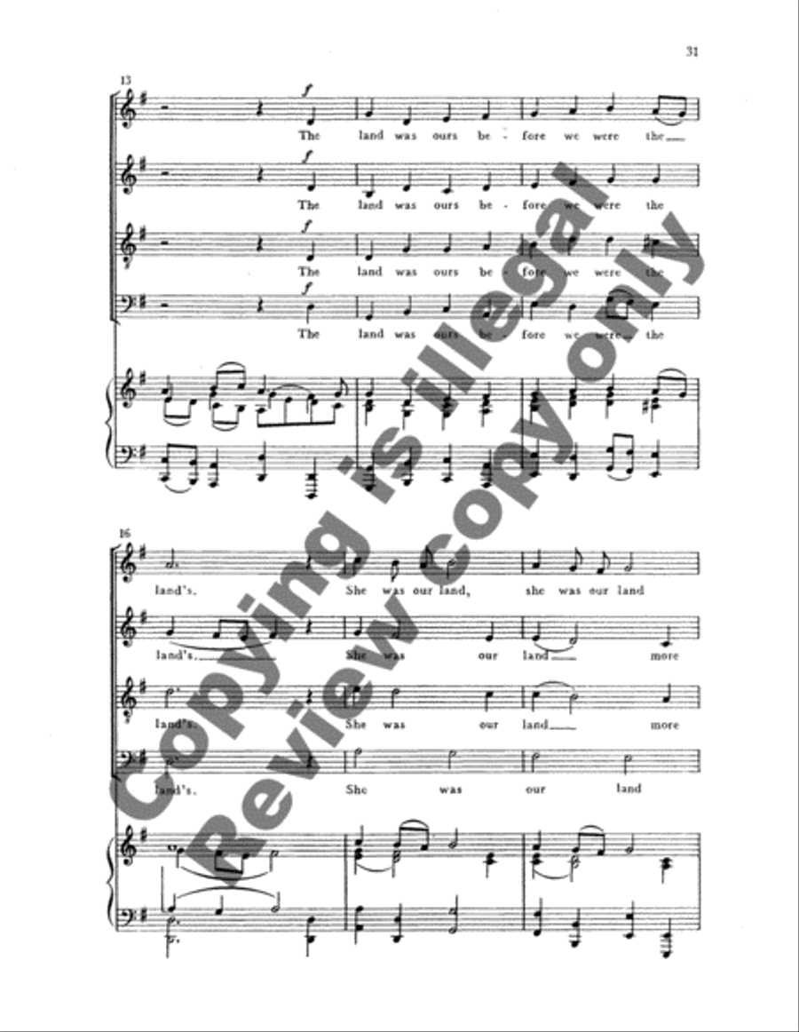 A Concord Cantata 4-Part scores gallery preview page 13