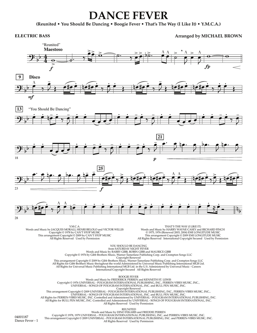 Dance Fever - Electric Bass
