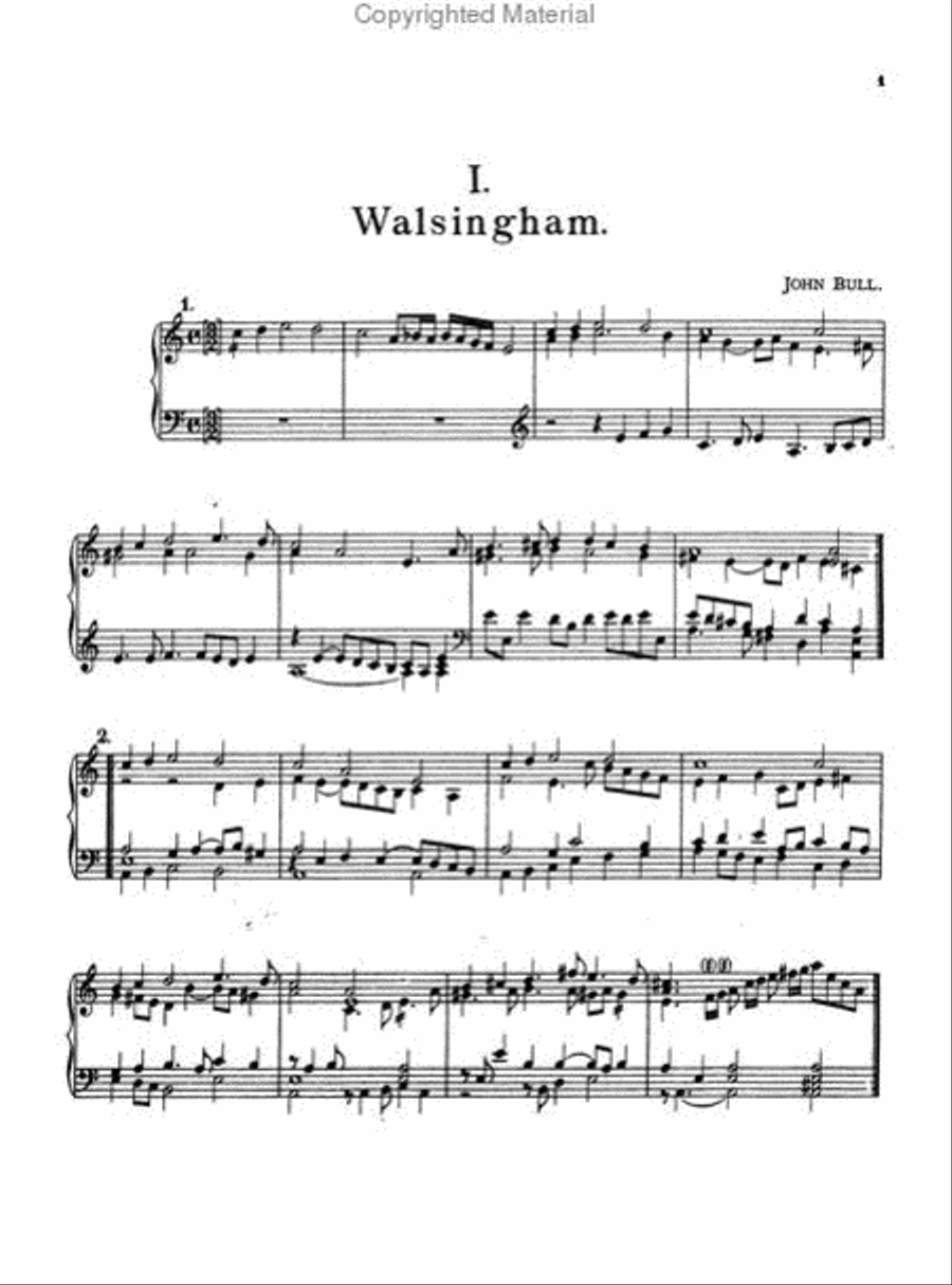 The Fitzwilliam Virginal Book, Volume One Piano Solo scores gallery preview page 2