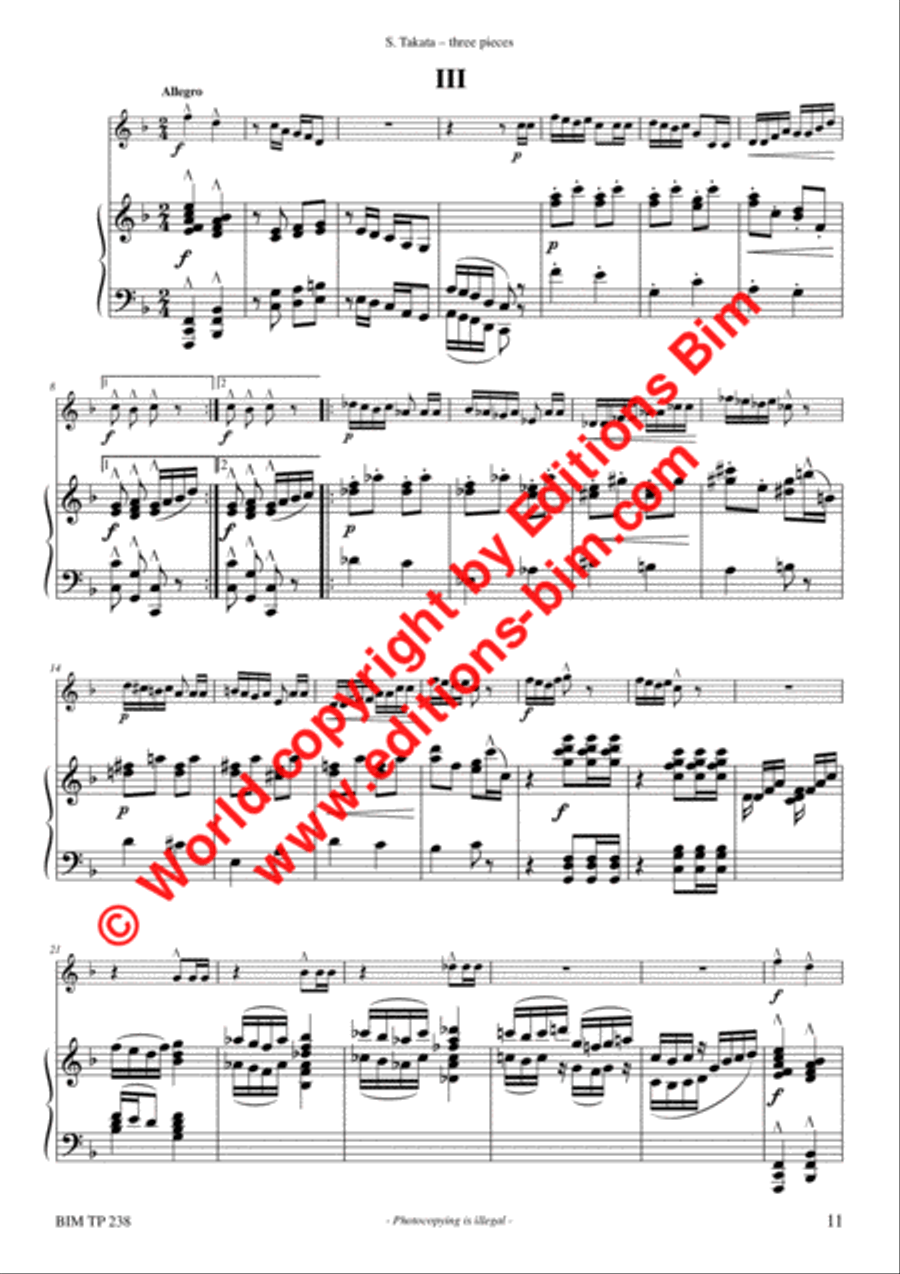 3 Pieces Cornet scores gallery preview page 7