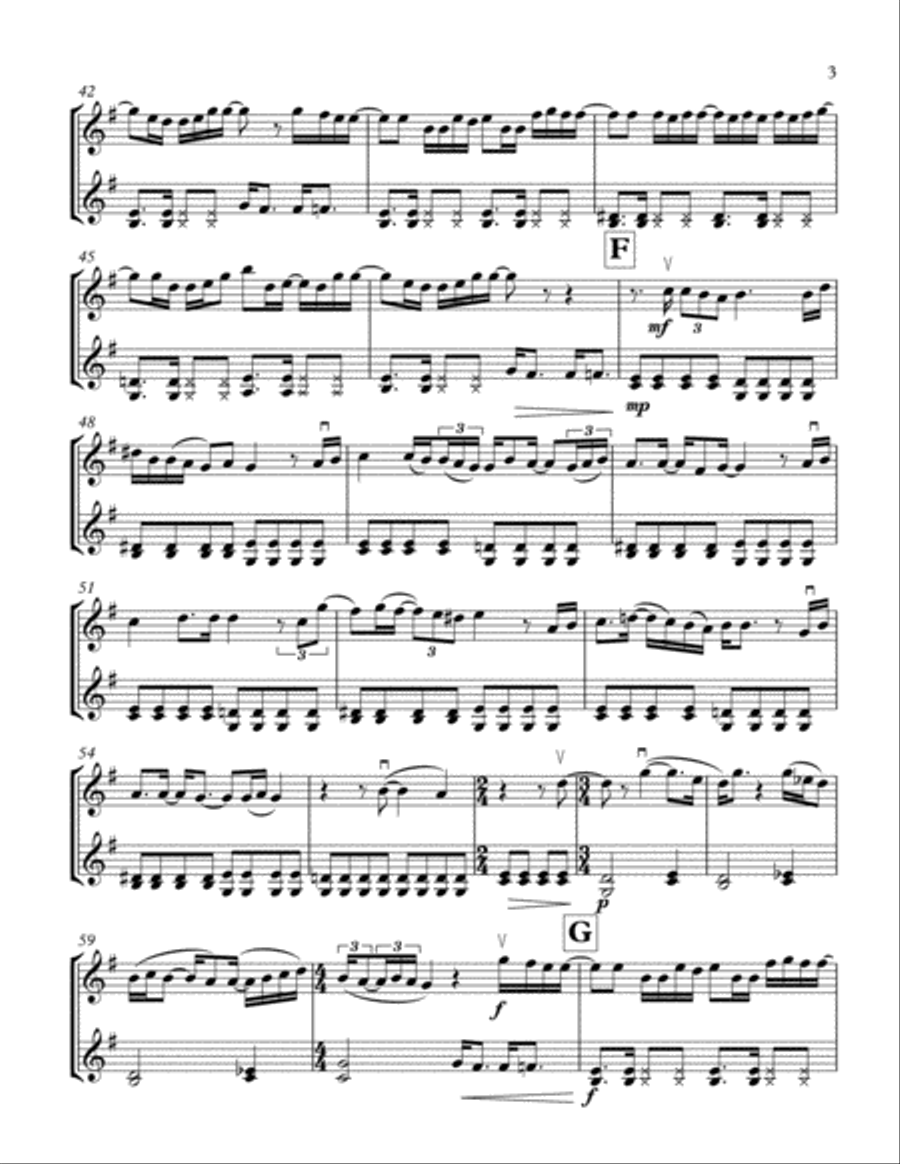 Take Me To Church String Duet scores gallery preview page 4