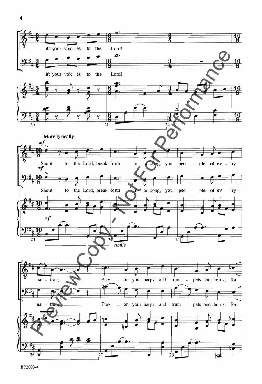 Clap Your Hands Together - TTBB TTBB scores gallery preview page 4