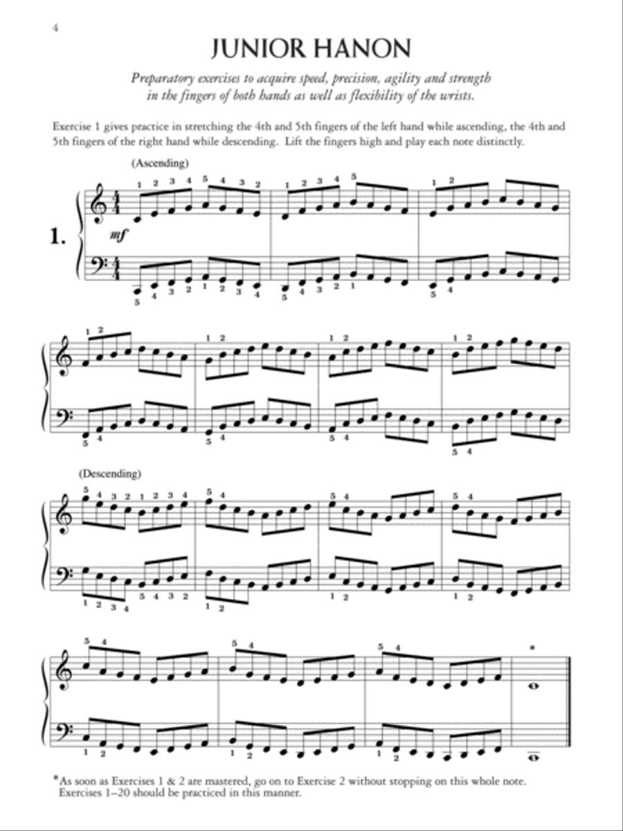 Junior Hanon Piano Method scores gallery preview page 2