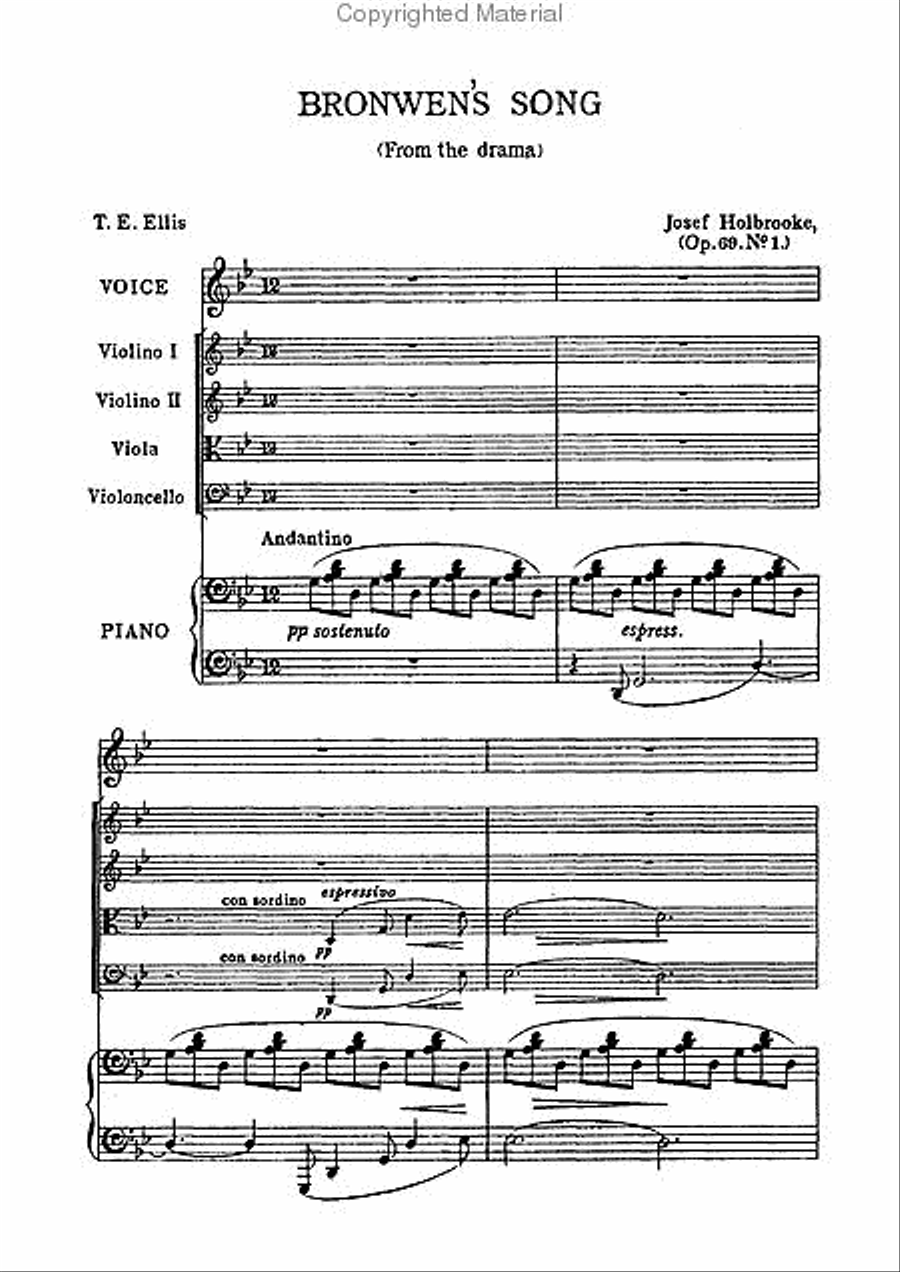 Three Dramatic Songs Tenor Voice scores gallery preview page 2