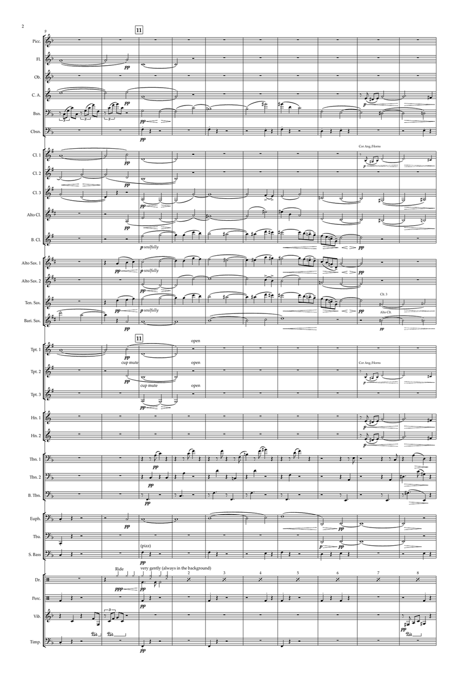 Adagietto (from Symphony No. 5) Concert Band scores gallery preview page 2