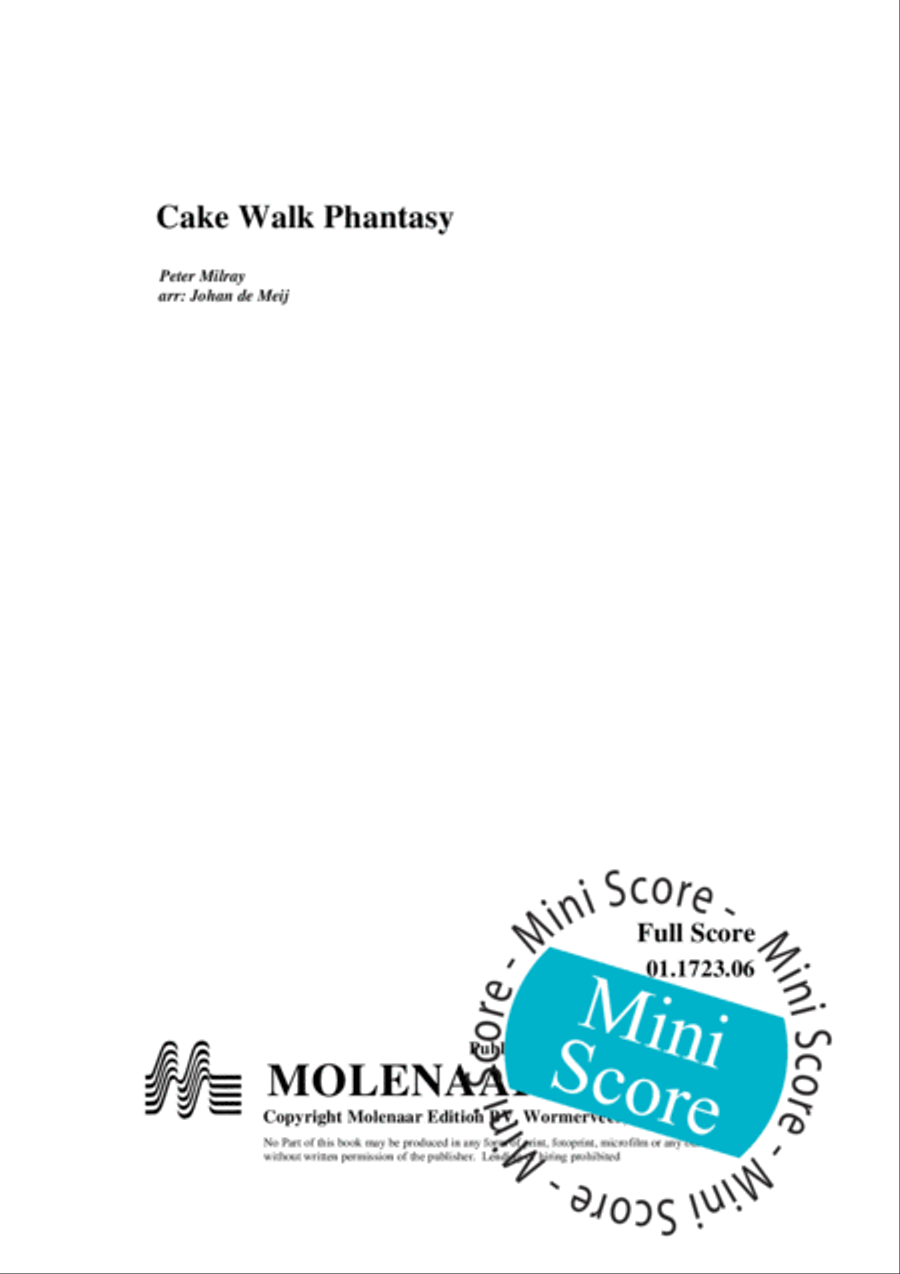 Cake-Walk Phantasy Concert Band scores gallery preview page 3