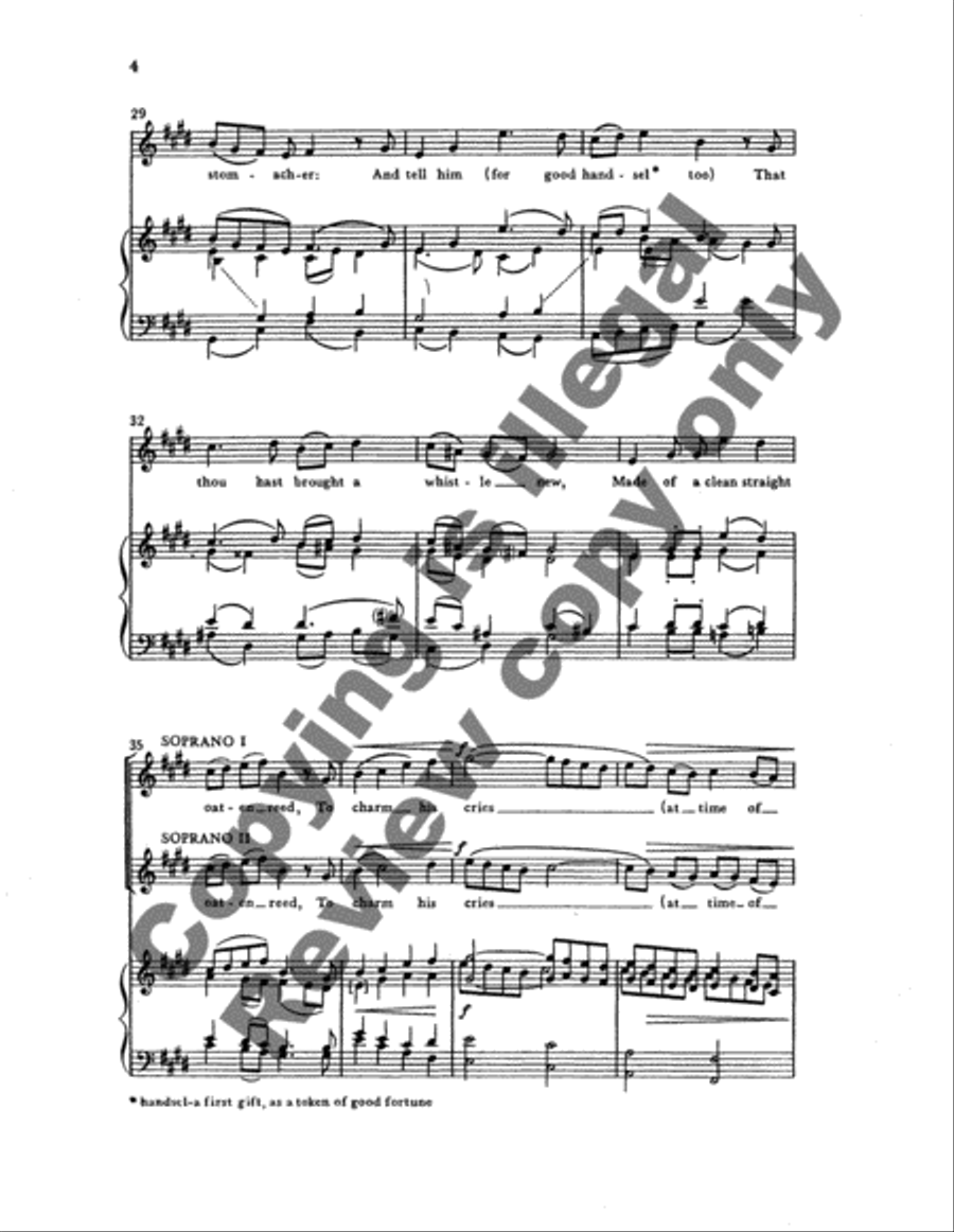 The Carol of the Rose SSAA scores gallery preview page 10