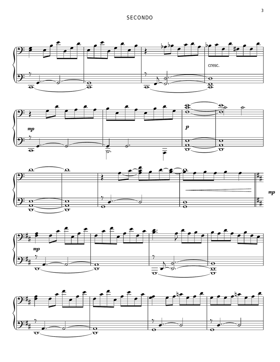 Children Will Listen (from Into The Woods) Piano Duet scores gallery preview page 3