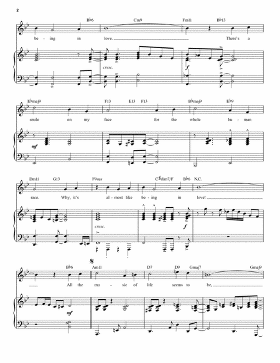 Almost Like Being In Love [Jazz version] (arr. Brent Edstrom)