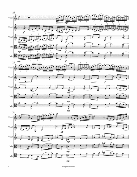 Benedictus, from the B Minor Mass, BWV 232, #24, for various string trio combinations image number null