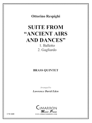 Book cover for Suite from "Ancient Airs and Dances"