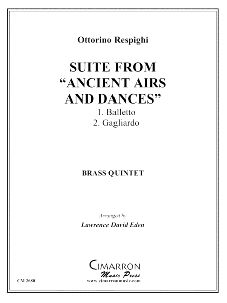Suite from "Ancient Airs and Dances"