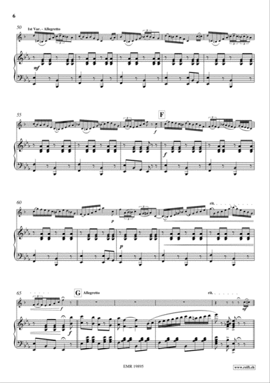 Carnival Of Venice Euphonium scores gallery preview page 6