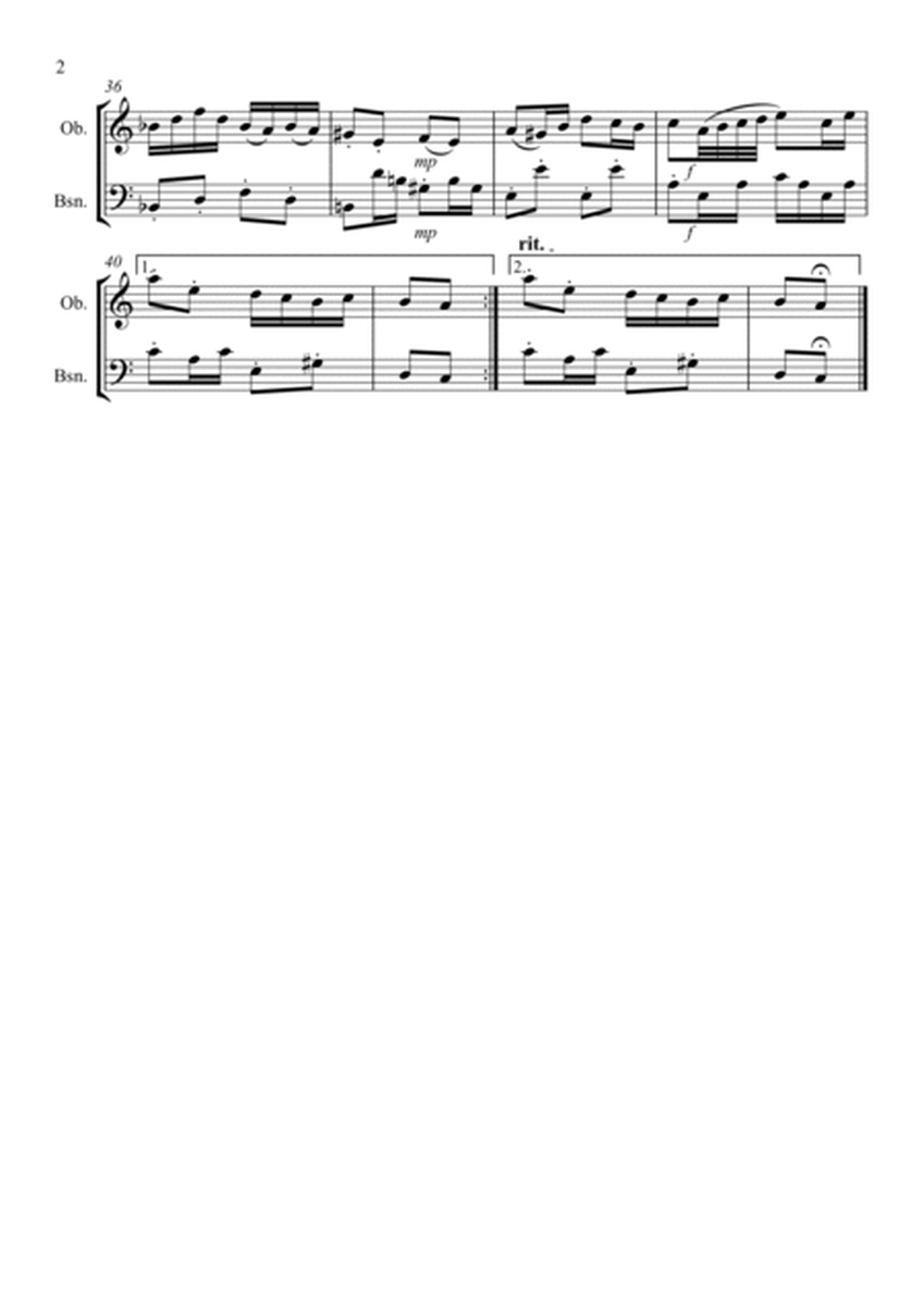 Badinerie – Oboe & Bassoon Duet image number null