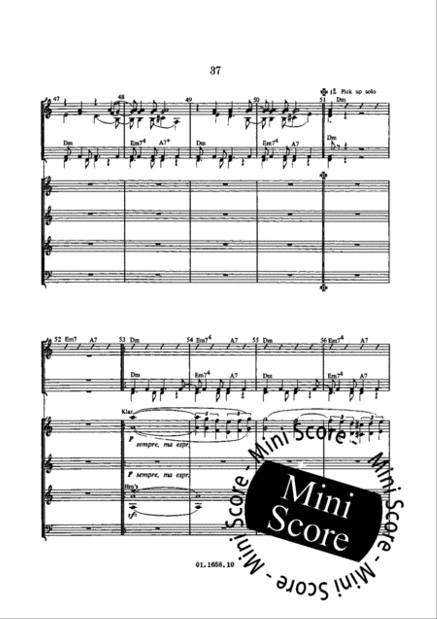 A Suite for Jazz Ensemble Concert Band scores gallery preview page 41