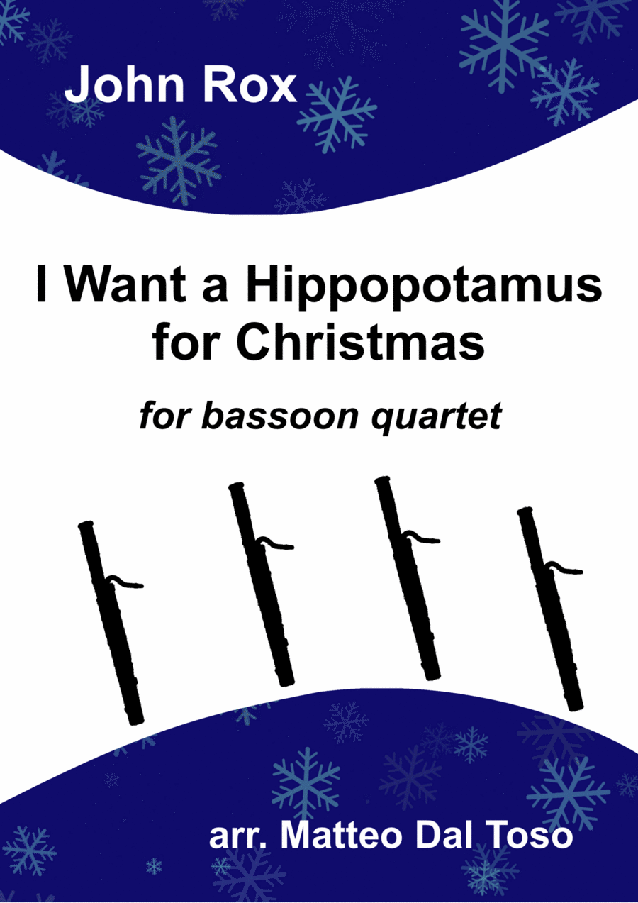 I Want A Hippopotamus For Christmas (hippo The Hero) Woodwind Quartet scores gallery preview page 1