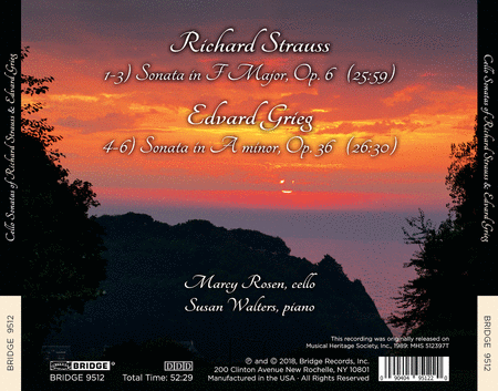 Cello Sonatas of Richard Strauss & Edvard Grieg