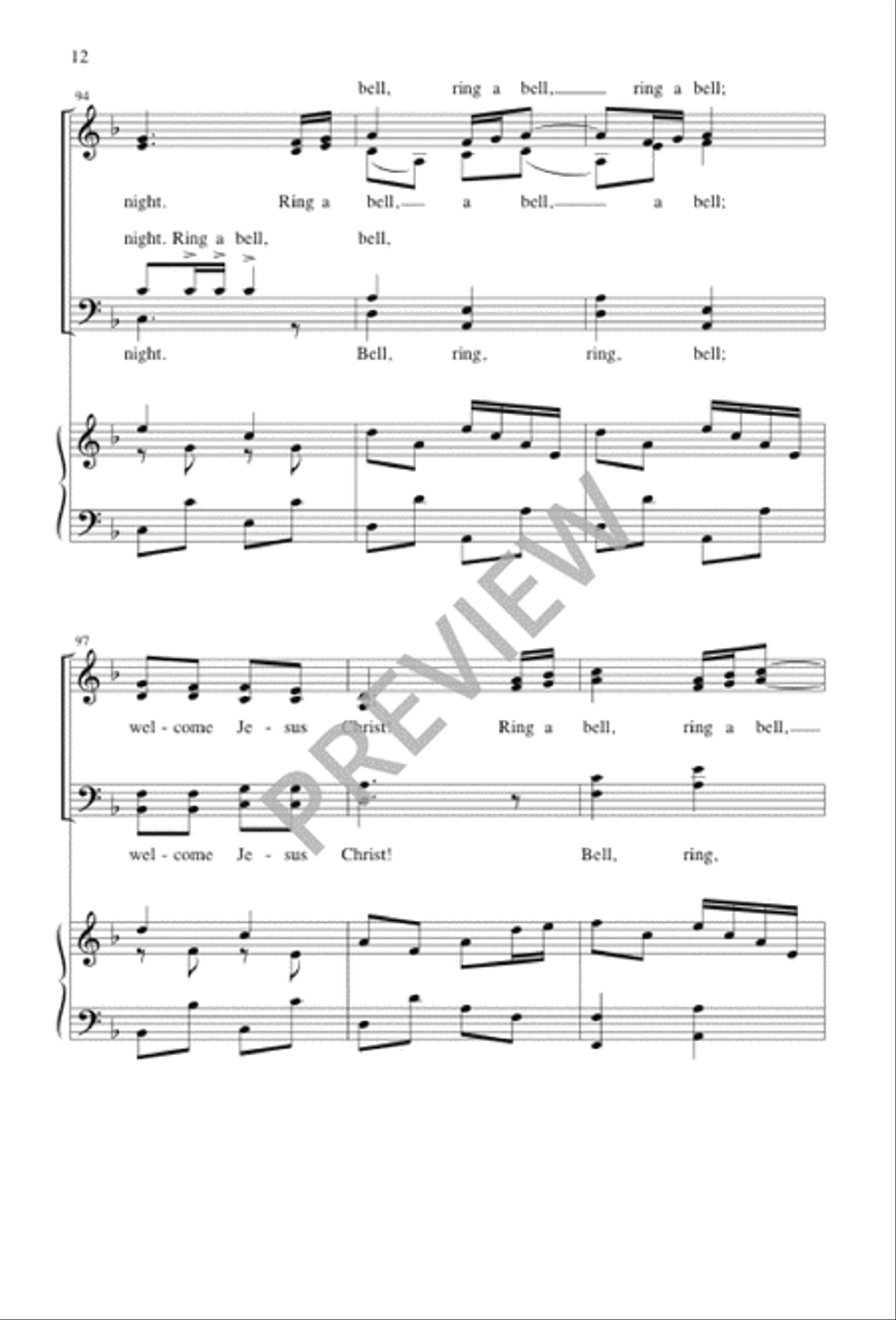 Ring a Bell 4-Part scores gallery preview page 13