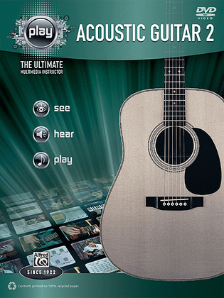 Book cover for Alfred's PLAY Acoustic Guitar 2