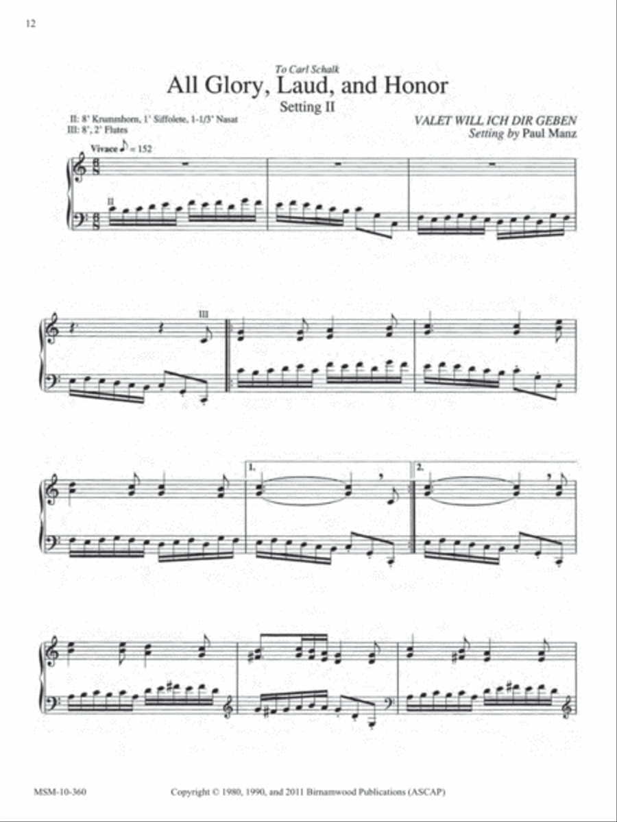 Ten Chorale Improvisations, Set 10 Organ scores gallery preview page 6