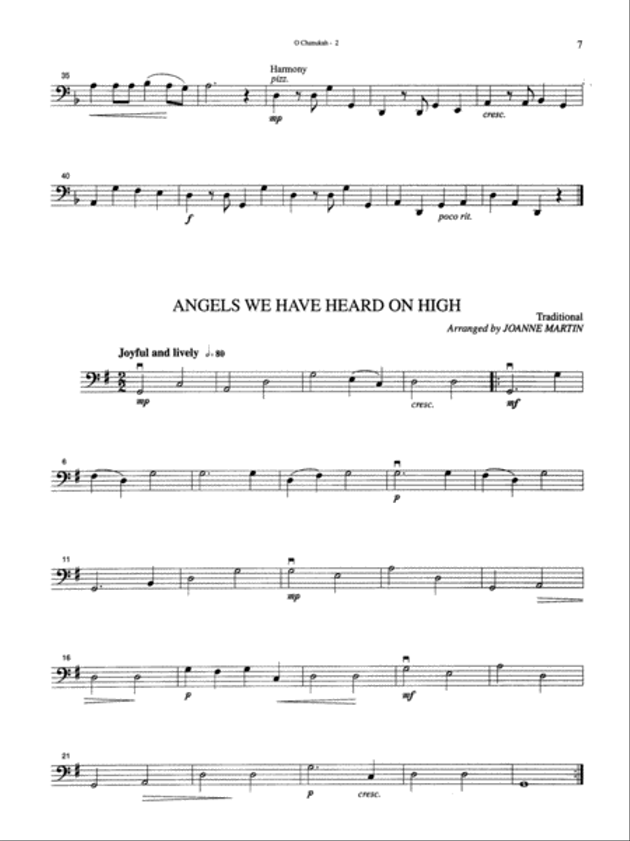 More Festive Strings for String Quartet or String Orchestra String Quartet scores gallery preview page 6