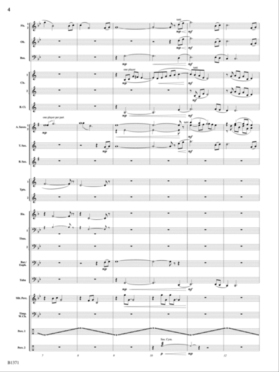 Desert Voices: Score Concert Band scores gallery preview page 4