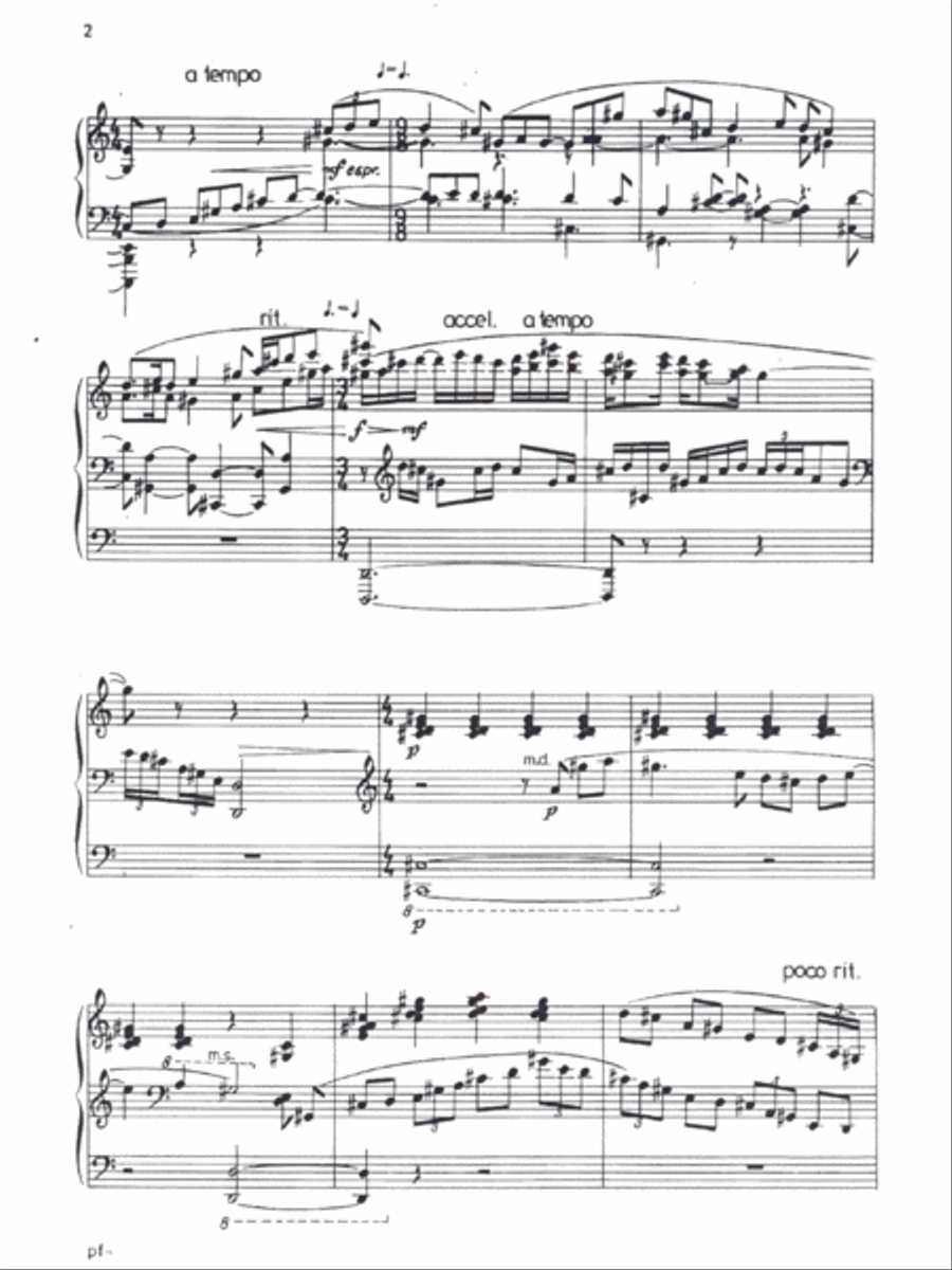 [Van de Vate] Balinese Diptych Piano Solo scores gallery preview page 4