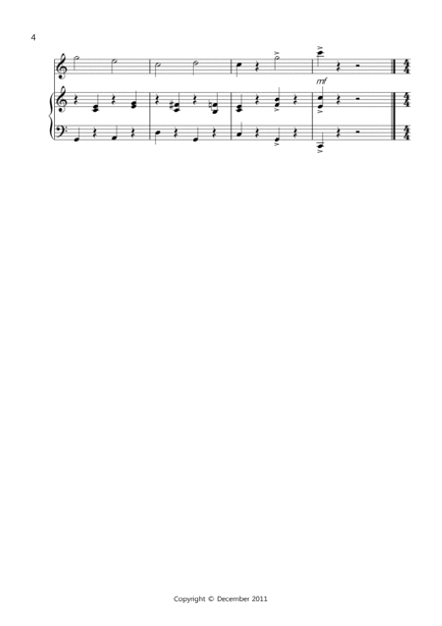 8 Pieces for Flute And Piano Woodwind Duet scores gallery preview page 4