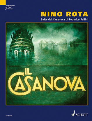 Book cover for Suite Del Casanova Di Federico Fellini Piano Solo