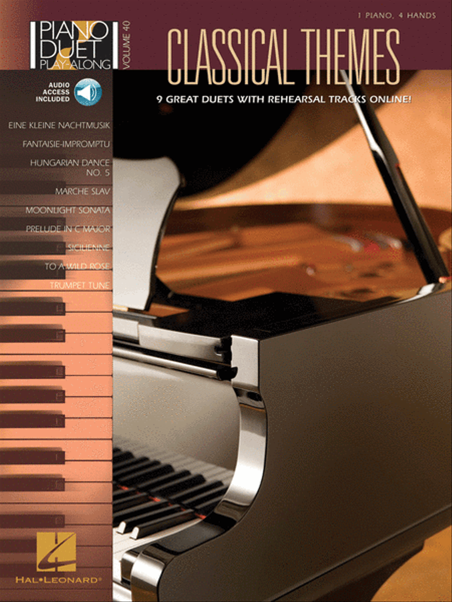 Classical Themes 1 Piano, 4-Hands scores gallery preview page 1