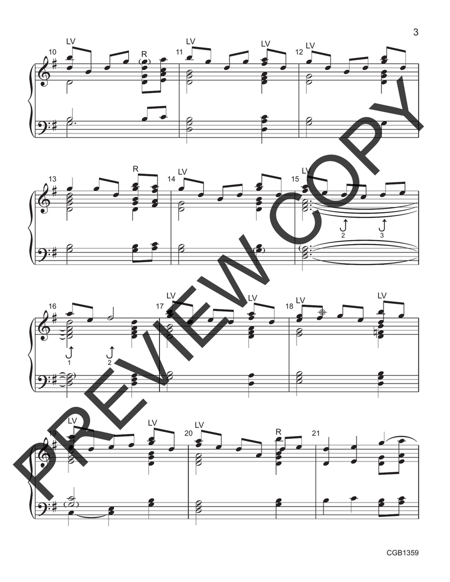 Alas! and Did My Savior Bleed (2-3 octaves) 3-Octaves scores gallery preview page 3