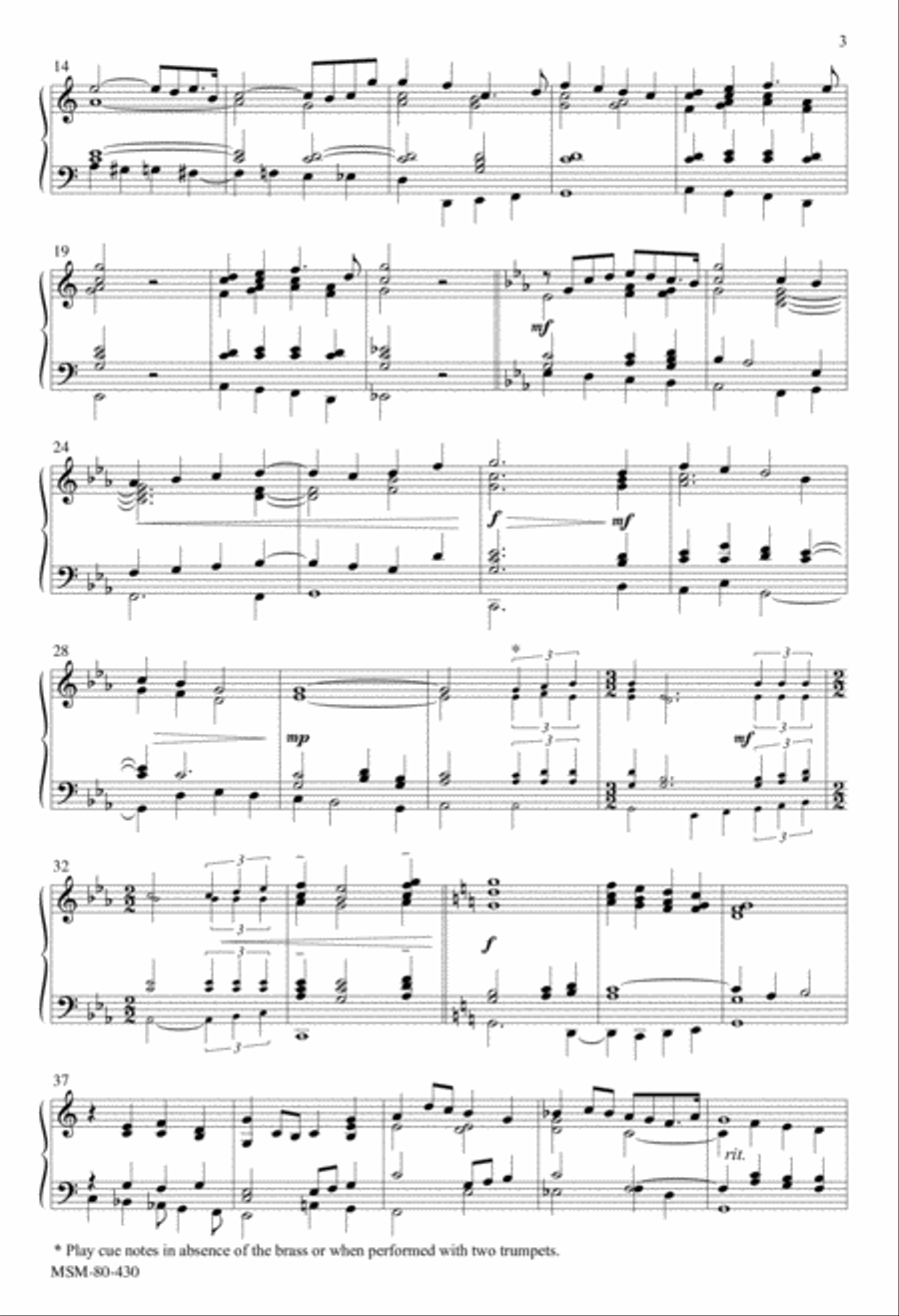 Canticle of Jesus Christ, Our Redeemer 4-Part scores gallery preview page 3