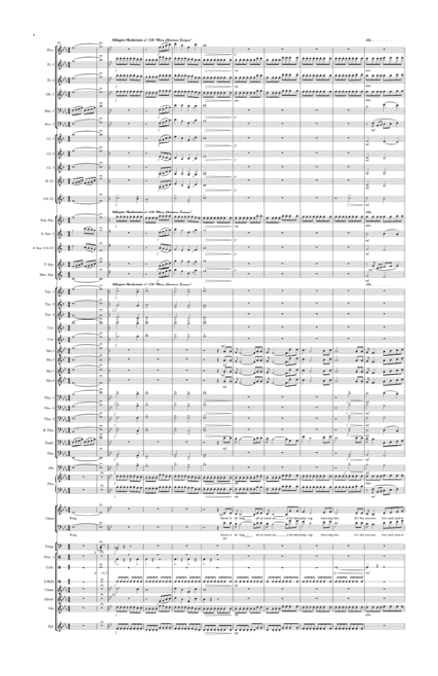 A Winds Christmas Spirit & Sing Along Concert Band scores gallery preview page 4