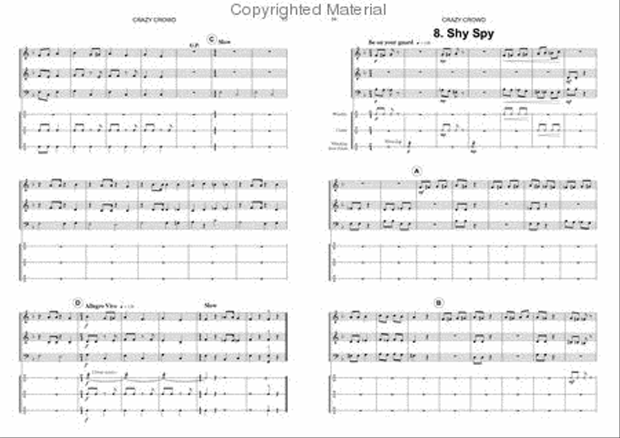 Crazy Crowd Crazy Crowd Brass Band scores gallery preview page 8
